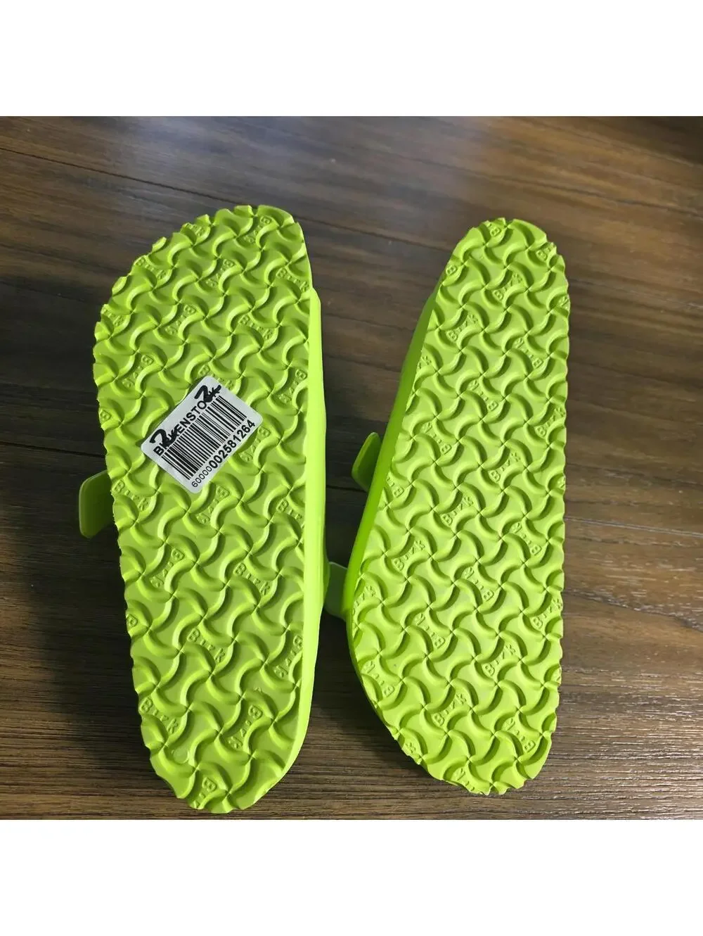 Birkenstock Arizona EVA sandals in active lime Unisex Size: US 13-13.5 / EU 46
